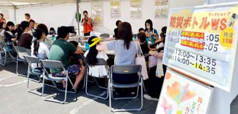 宮崎県防災の日フェアの様子