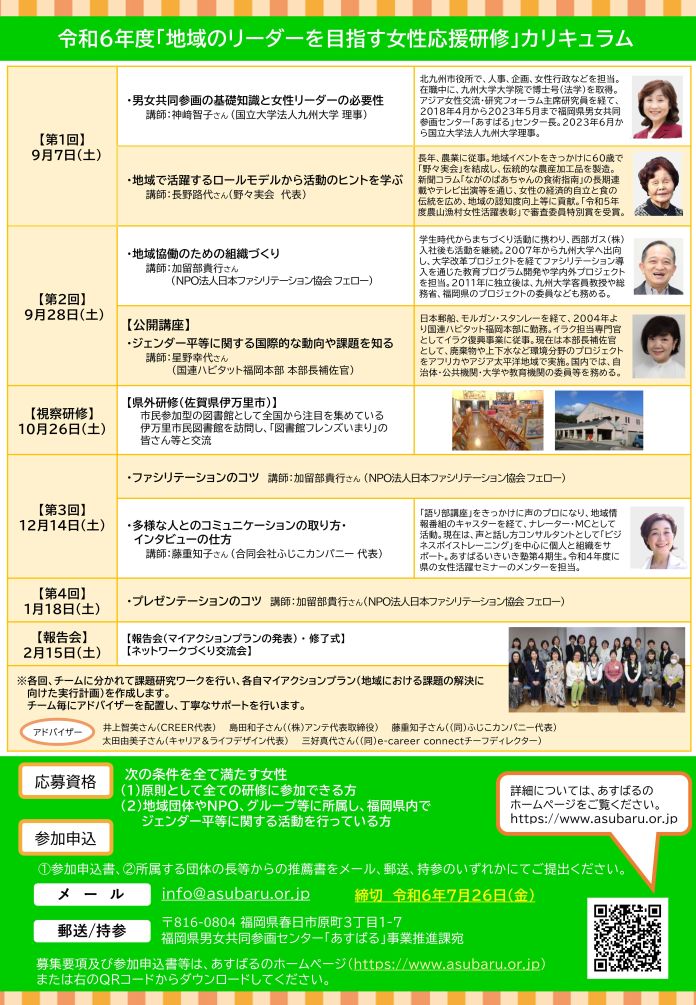 ちらしの裏面