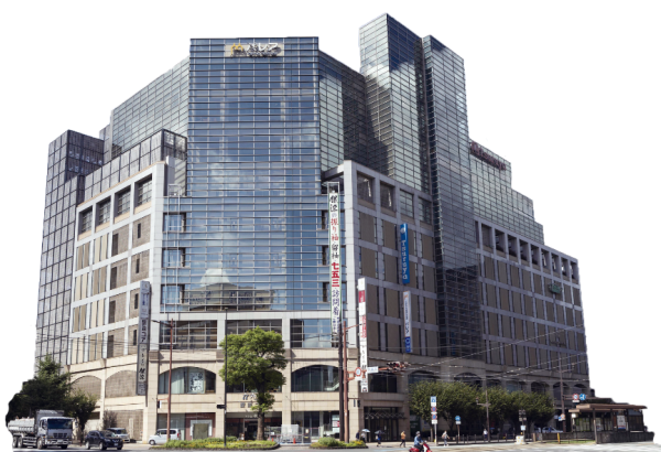 くまもと県民交流館パレアの外観