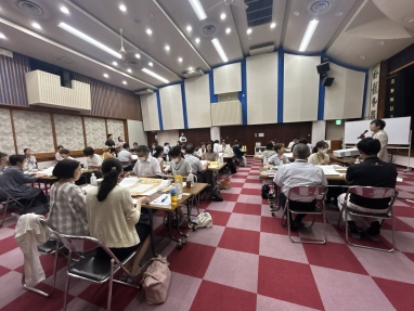 井川町でのワークショップの様子