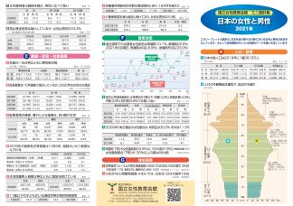 国立女性教育会館ミニ統計集　日本の女性と男性2021年