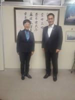 山梨県富士川町長　望月利樹氏の写真