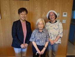 元国立女性教育会館理事長　大野曜氏の来館