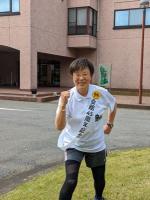 なつ子が走る！イベント前の萩原なつ子の画像