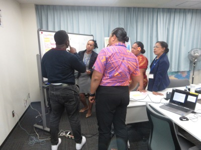 Group Work on identifying the operational challenges in tackling SGBV