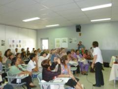 4. Lively question-and-answer session at the NWEC’s poster session