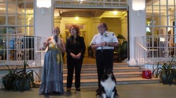 4. Dr. Nancy Caraway, First lady of State of Hawaii, Dr. Leslie R. Wolfe, President of CWPS, and State of Hawaii Governor Neil Abercrombie