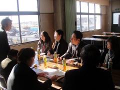6. Exchanging opinions with staff members of JA Saitama Chuo
