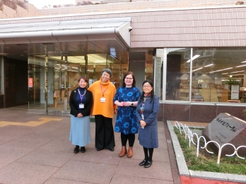 Group Photo in front of Gender Equality Center Yokohama