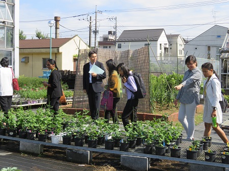 11.都立農芸高等学校の視察