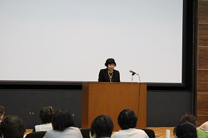 共催者挨拶：桜井陽子 全国女性会館協議会理事長 