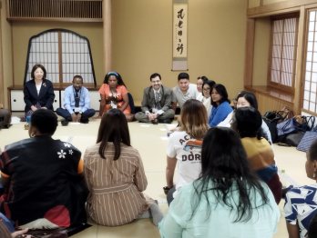 NWECのお茶室で日本文化体験