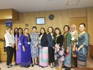 2019年度アジア地域における男女共同参画推進官・リーダーセミナー理事長訪問